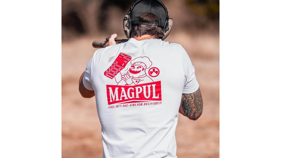 Magpul Industries Hot &amp; Fresh T-Shirt - Mens, White, Short Sleeve, Small, MAG1270100S