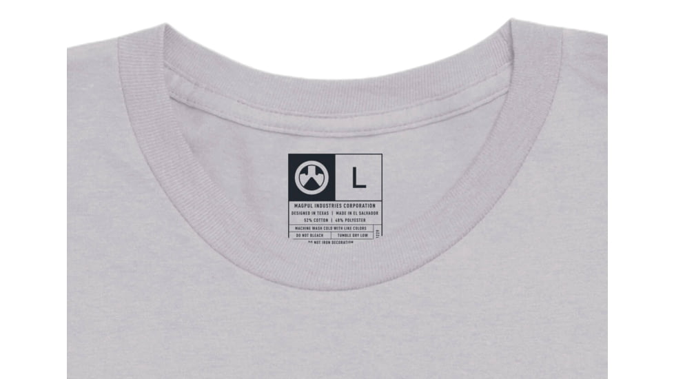 Magpul Industries Hula Girl CVC Graphic T-Shirts - Mens, Charcoal Gray Cotton/Polyester Short Sleeve, Large, MAG1117-010-L