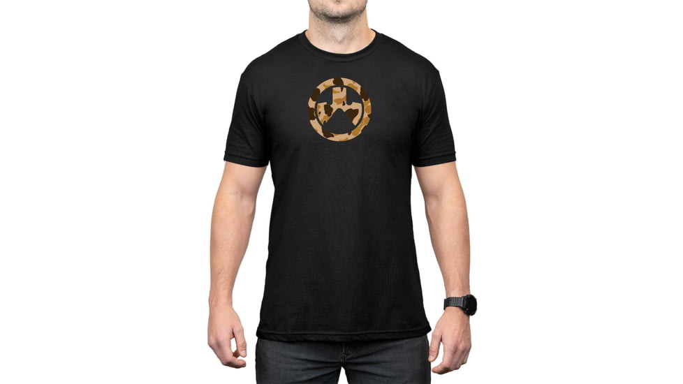 Magpul MAG1527-001-M Raider Camo Icon CVC Black Cotton/Polyester Short Sleeve M