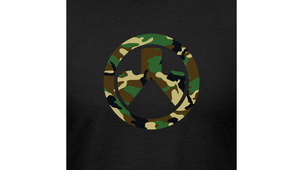 Magpul Industries Woodland Camo Icon Logo, T-Shirt