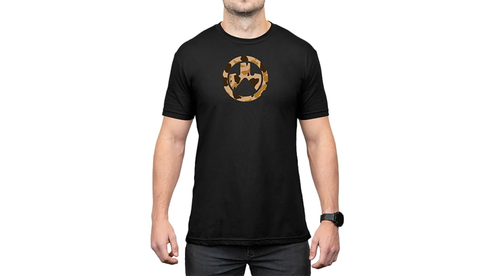 Magpul Industries Raider Camo Icon CVC Graphic T-Shirts - Men's, Black Cotton/Polyester Short Sleeve, XL, MAG1527-001-XL