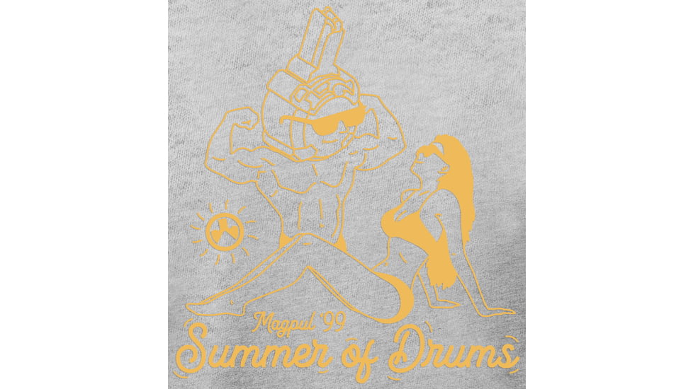 Magpul Industries Summer of Dreams Graphic T-Shirts - Men's, Graphic T-Shirts - Men's, Blend Gray Cotton/Polyester Short Sleeve, XL, MAG1271-030