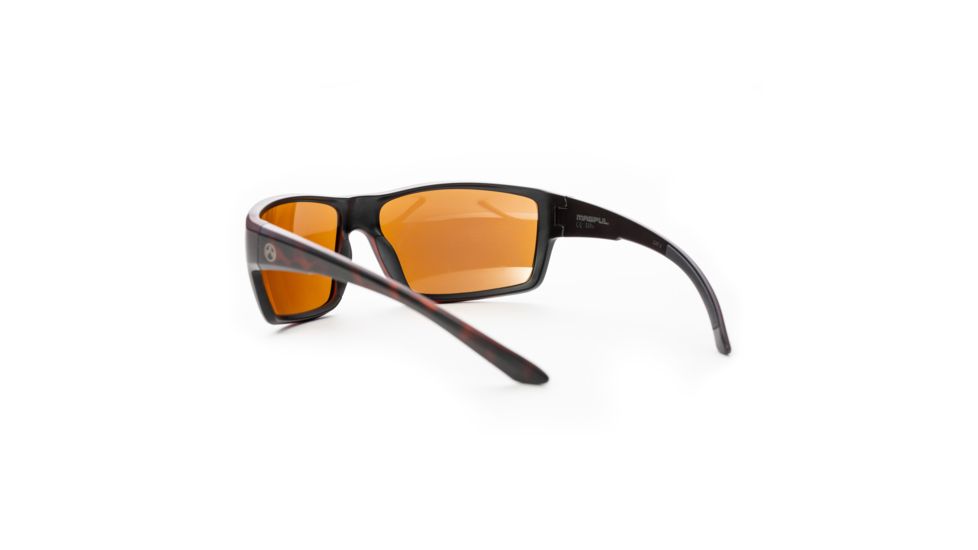 Magpul Industries Summit Sunglasses w/Polycarbonate Lens, Tortoise Frame, Bronze Lens w/ Blue Lens Mirror, P 250-028-028