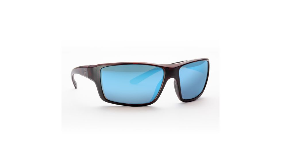 Magpul Industries Summit Sunglasses w/Polycarbonate Lens, Tortoise Frame, Bronze Lens w/ Blue Lens Mirror, P 250-028-028