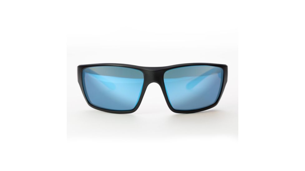 Magpul Industries Terrain Sunglasses w/Polycarbonate Lens, Matte Black Frame, Bronze Lens w/ Blue Lens Mirror 250-028-012