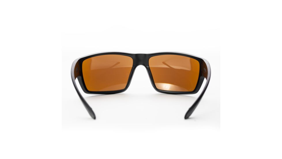 Magpul Industries Terrain Sunglasses w/Polycarbonate Lens, Matte Black Frame, Bronze Lens w/ Blue Lens Mirror 250-028-012