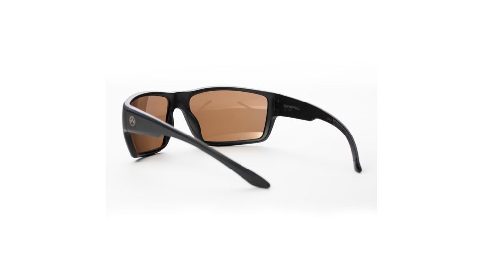 Magpul Industries Terrain Sunglasses w/Polycarbonate Lens, Matte Black Frame, Bronze Lens w/ Gold Lens Mirror 250-028-013