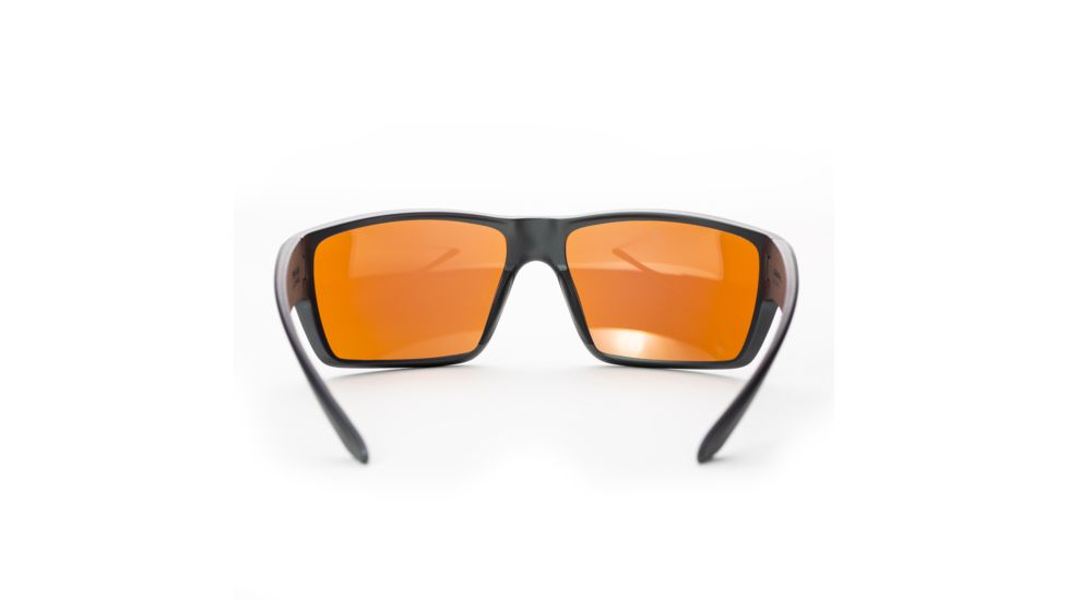 Magpul Industries Terrain Sunglasses w/Polycarbonate Lens, Matte Gray Frame, Rose Lens w/ Blue Lens Mirror, P 250-028-015