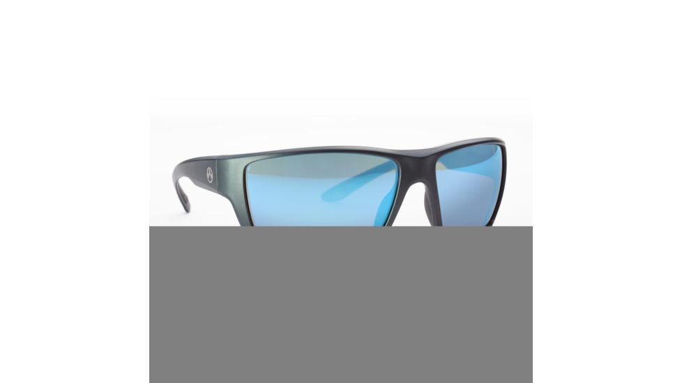 Magpul Industries Terrain Sunglasses w/Polycarbonate Lens, Matte Gray Frame, Rose Lens w/ Blue Lens Mirror, P 250-028-015