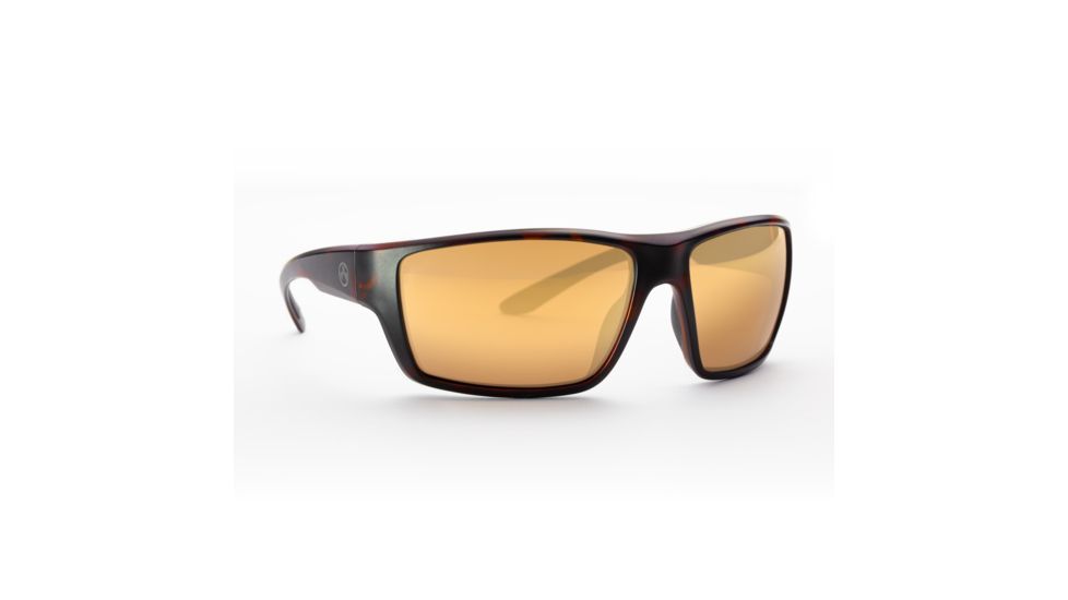 Magpul Industries Terrain Sunglasses w/Polycarbonate Lens, Tortoise Frame, Bronze Lens w/ Gold Lens Mirror, P 250-028-019