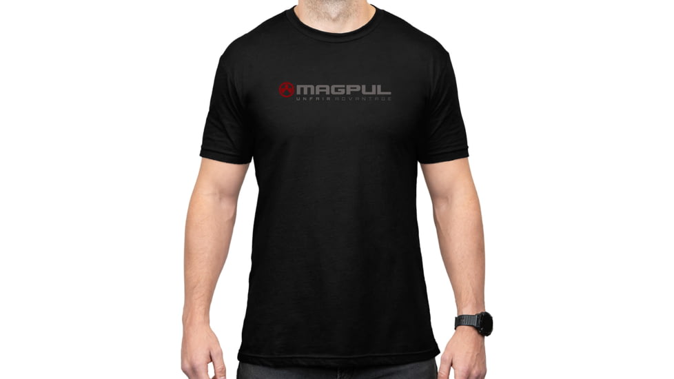 Magpul Industries Unfair Advatange Graphic T-Shirts - Men's, Black Cotton/Polyester Short Sleeve, Small, MAG1399-001-S