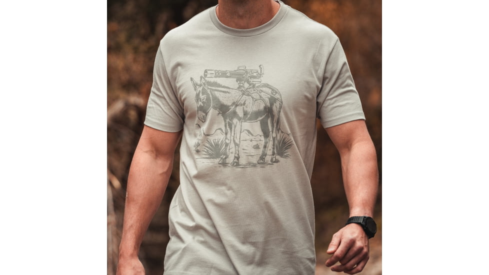 Magpul Burro Cotton T-Shirt - Men's, Silver, 3XL, MAG1190-040-3X