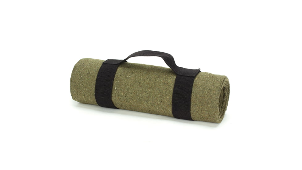 Major Surplus Army Style Wool Blanket, Olive Drab, 60 in x 80 in, 02-8032004000