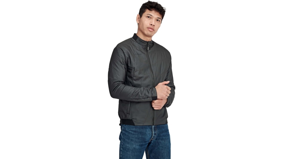 Mammut 3850 Insulated Bomber Jacket - Mens, Black/Black, Small, 1013-00780-0052-113