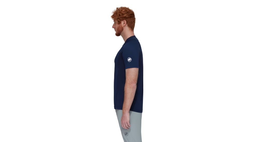 Mammut Aenergy FL Half Zip T-Shirt - Mens, Marine, L, 1017-04930-5118-115