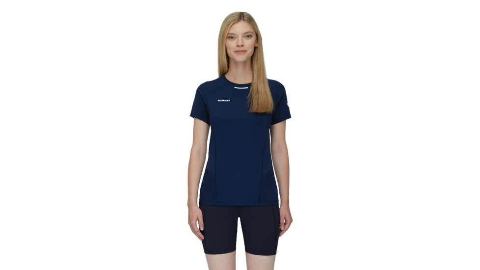 Mammut Aenergy FL T-Shirts - Womens, Marine, Extra Small, 1017-05020-5118-112