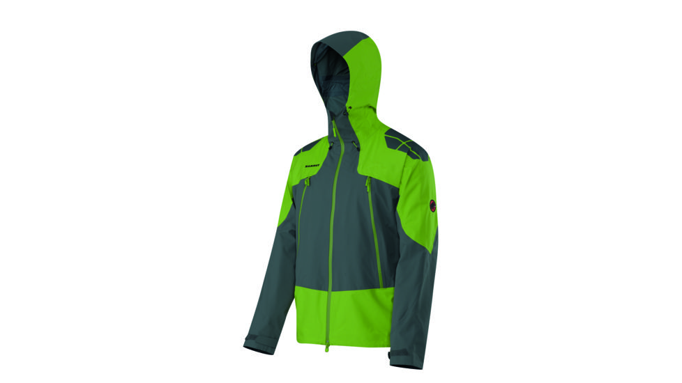 Mammut Albaron Jacket - Men's-Small-Smoke / Basilic