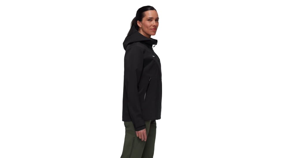 Mammut Alto Guide HS Hooded Jacket - Womens, Black, S, 1010-29571-0001-113