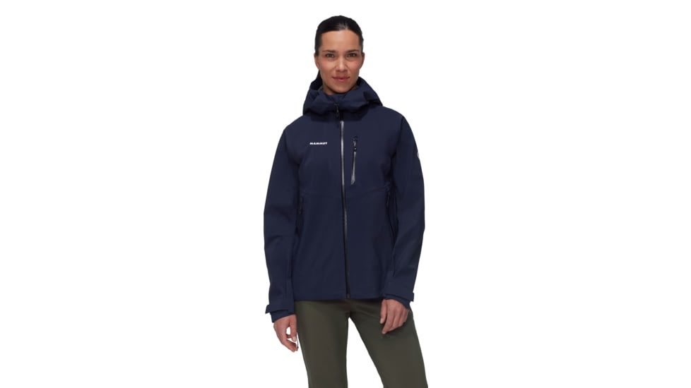 Mammut Alto Guide HS Hooded Jacket - Womens, Marine, S, 1010-29571-5118-113