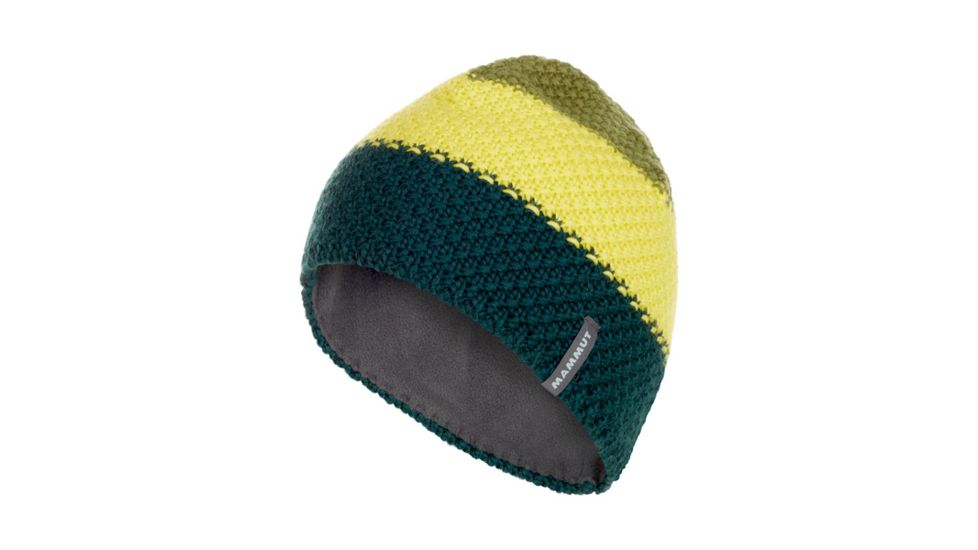 Mammut Alyeska Beanie, Dark Teal-Canary, One Size, 1090-04380-40011-1