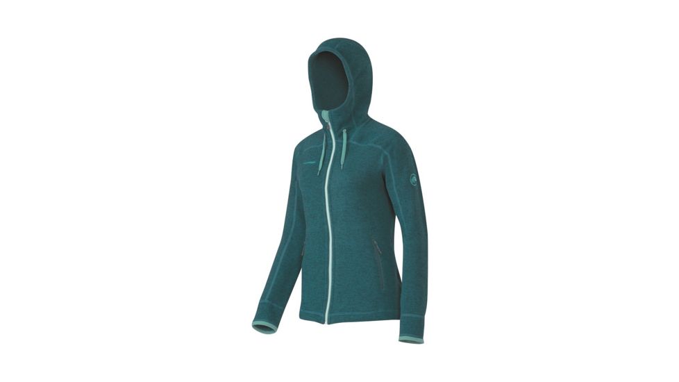 Mammut Arctic Hooded Midlayer Jacket - Women's-Dark Pacific-Small