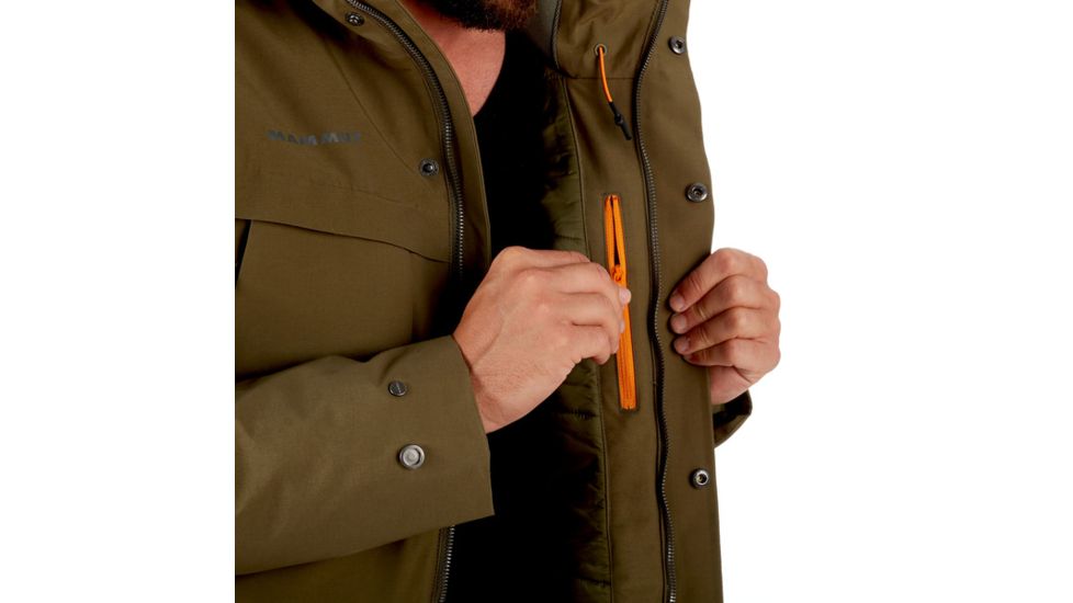 Mammut Chamuera Hardshell Thermo Hooded Parka - Mens, Iguana, S, 1010-26400-4584-113