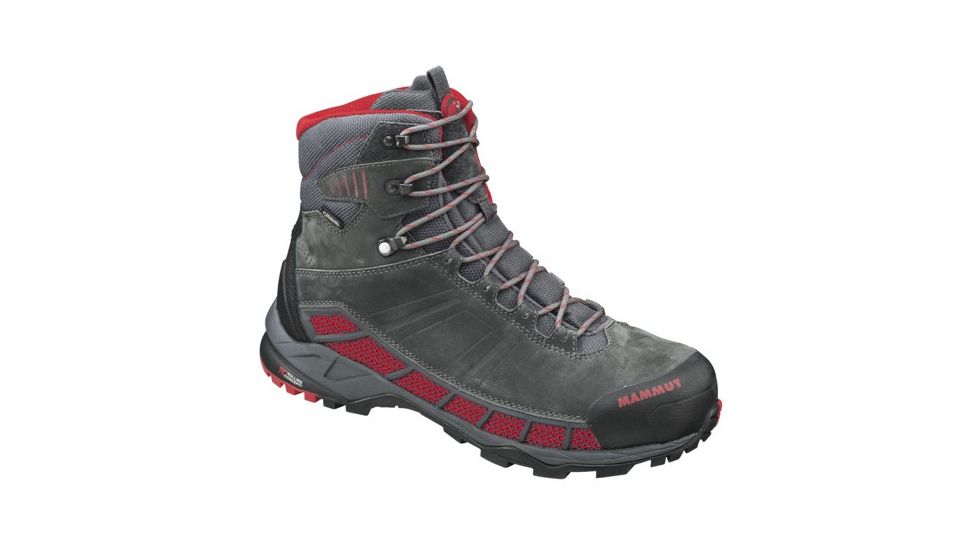 Mammut Comfort Guide High GTX Backpacking Boot - Men's-Graphite/Inferno-Medium-10.5