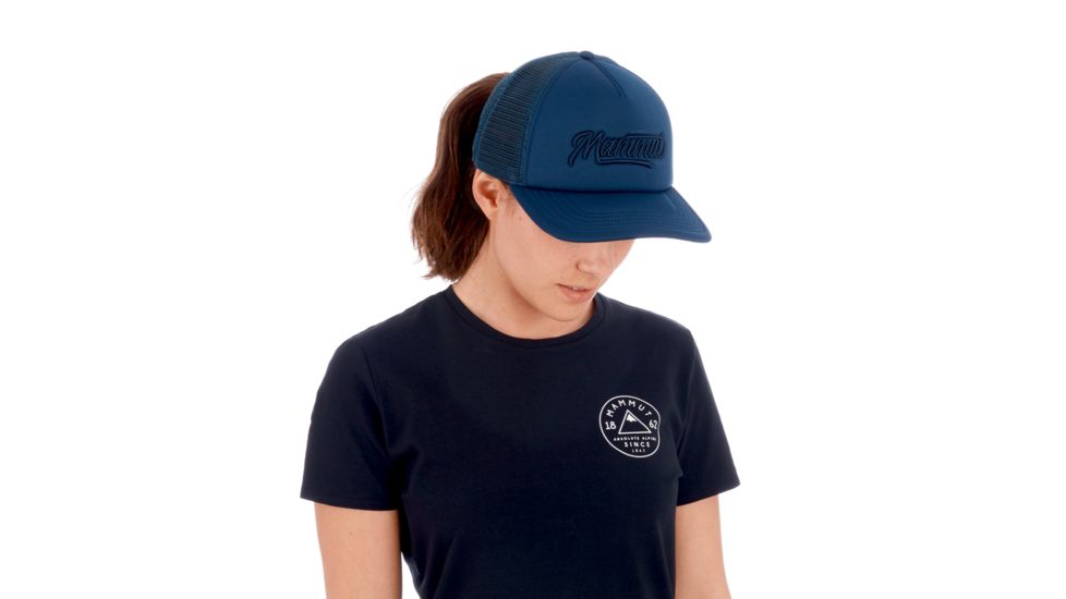 Mammut Crag Cap, Peacoat Prt2, Large/Extra Large, 1191-00061-50169-115