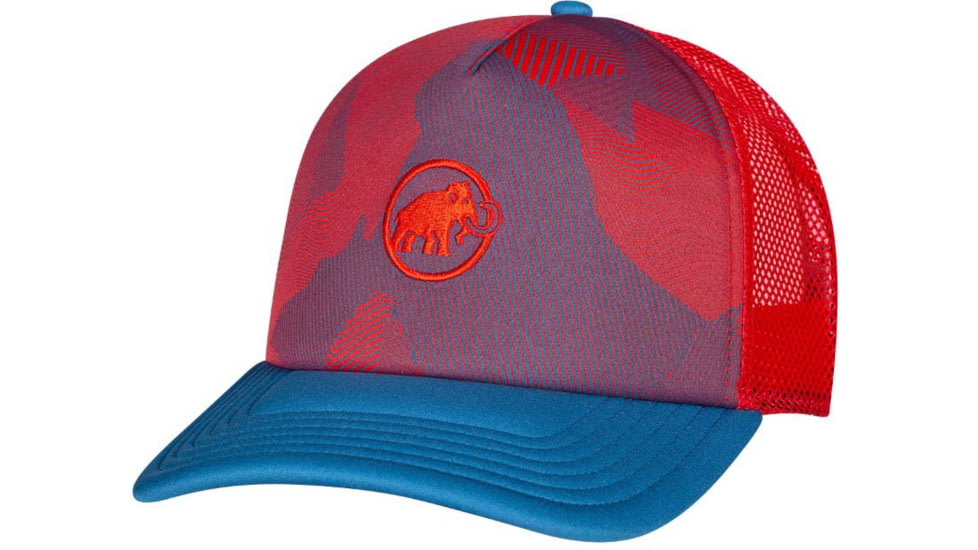 Mammut Crag Cap, Spicy/Sapphire, Large/Extra Large, 1191-00063-3678-115