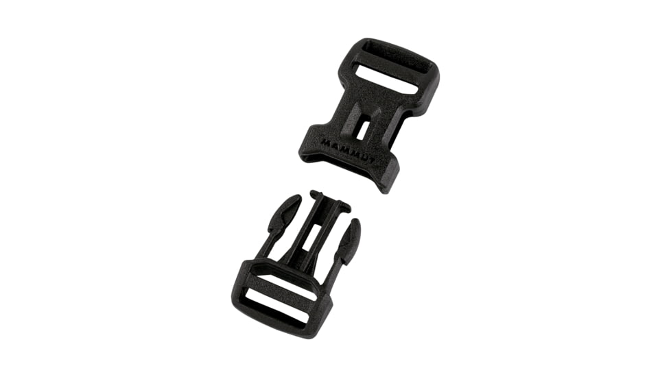 Mammut Dual Adjust Side Squeeze Buckle 20mm, Black, 20 mm, 2810-00720-0001-1020