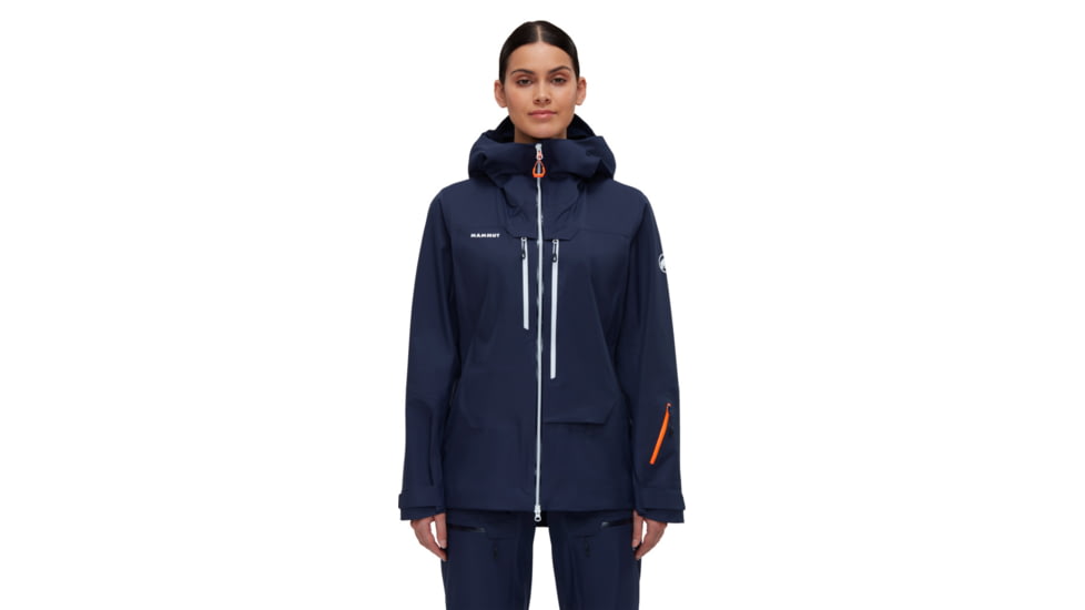 Mammut Haldigrat Air HS Hooded Jacket - Womens, Marine/White, Large, 1010-30390-5899-115