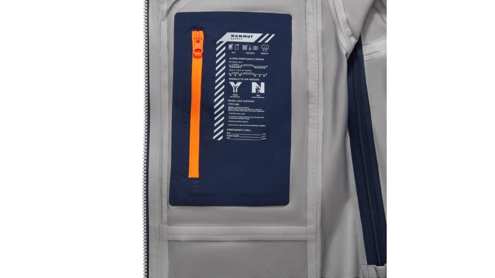 Mammut Haldigrat Air HS Hooded Jacket - Womens, Marine/White, Large, 1010-30390-5899-115