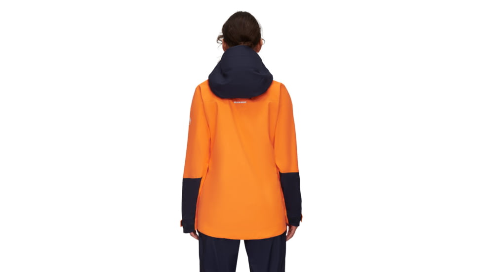 Mammut Haldigrat Air HS Hooded Jacket - Womens, Tangerine/Marine, Large, 1010-30390-2275-115