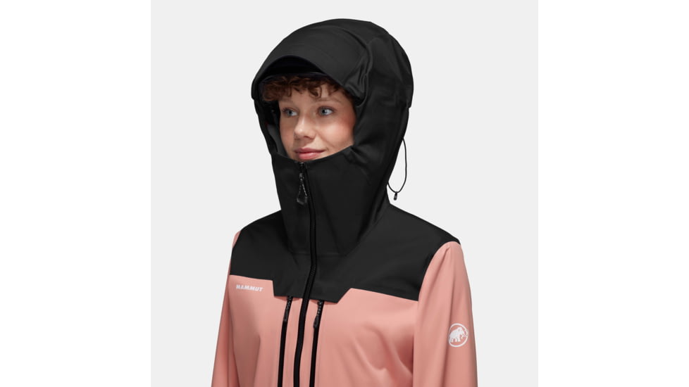 Mammut Haldigrat HS Hooded Jacket - Womens, Quartz Dust/Black, Large, 1010-30371-3784-115