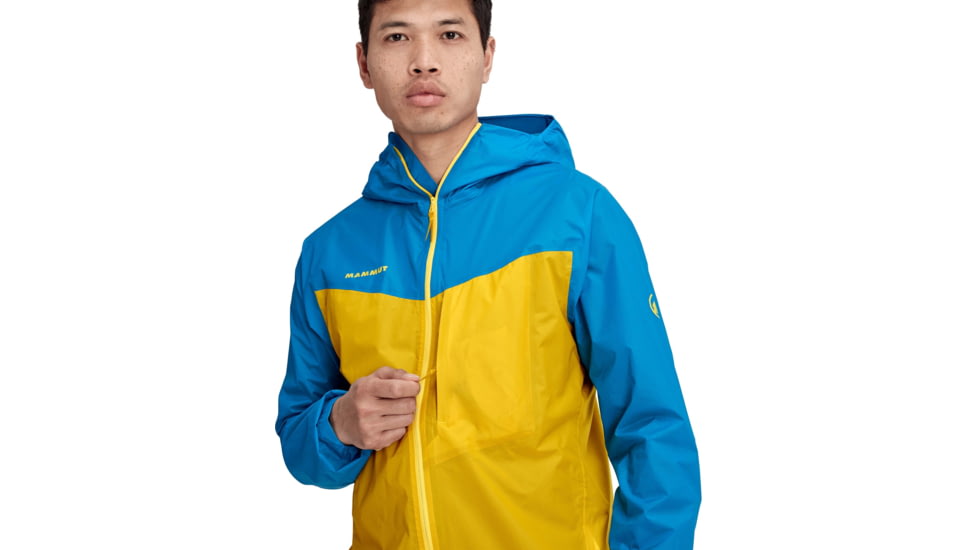 Mammut Kento Light HS Hooded Jacket - Mens, Freesia/Gentian, 2XL, 1010-27760-1261-117