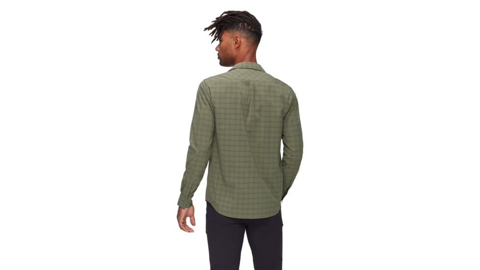 Mammut Lenni Longsleeve Shirt - Mens, Marsh-Dark Marsh, L, 1015-01461-40300-115