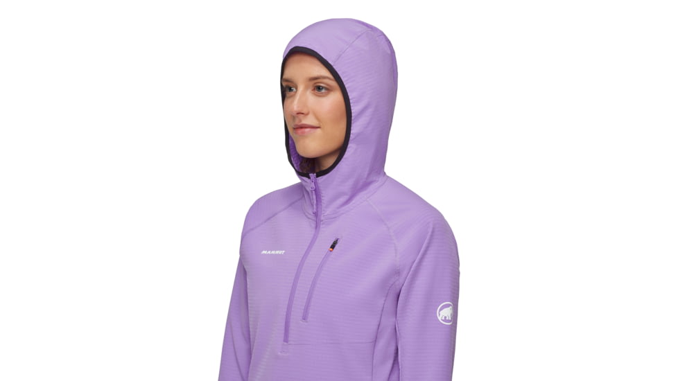 Mammut Madris Light ML Half Zip Hoody - Womens, Lavandin-Black, M, 1014-06060-6441-114