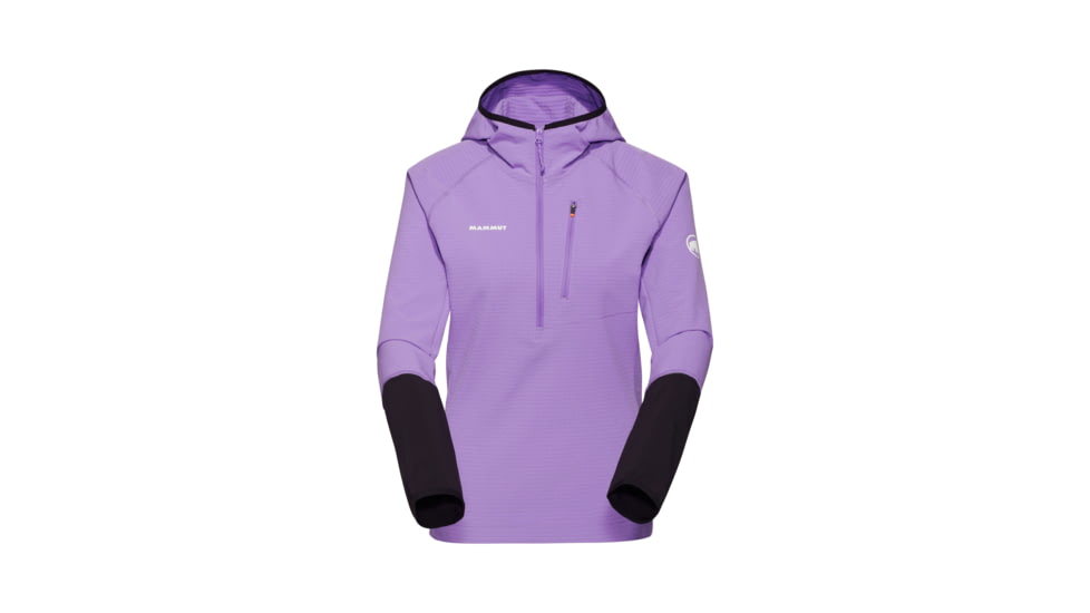 Mammut Madris Light ML Half Zip Hoody - Womens, Lavandin-Black, M, 1014-06060-6441-114