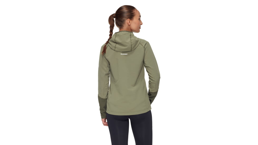 Mammut Madris Light ML Half Zip Hoody - Womens, Marsh-Dark Marsh, S, 1014-06060-40300-113