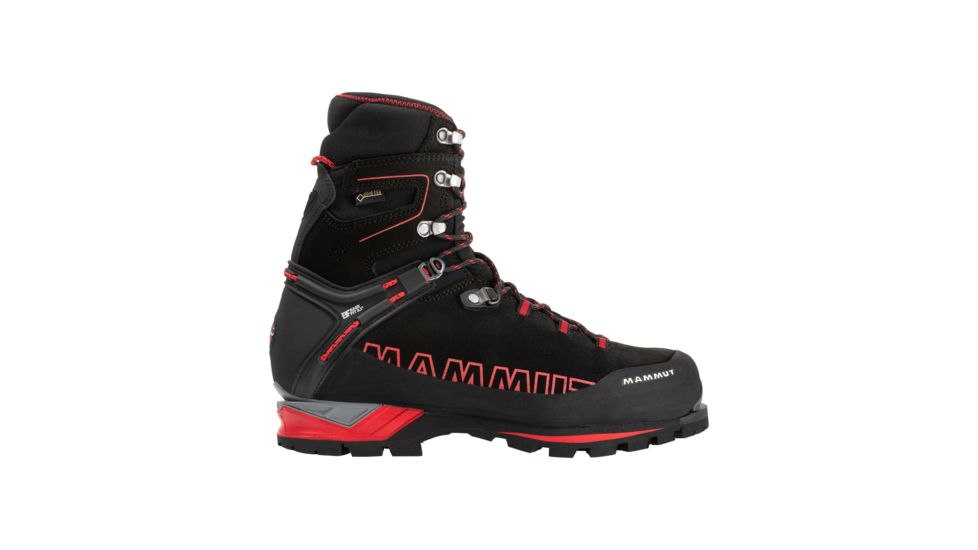 Mammut Magic Guide High GTX Mountaineering Boots - Mens, Black/Inferno, 10 US, 3010-00750-0575-1090