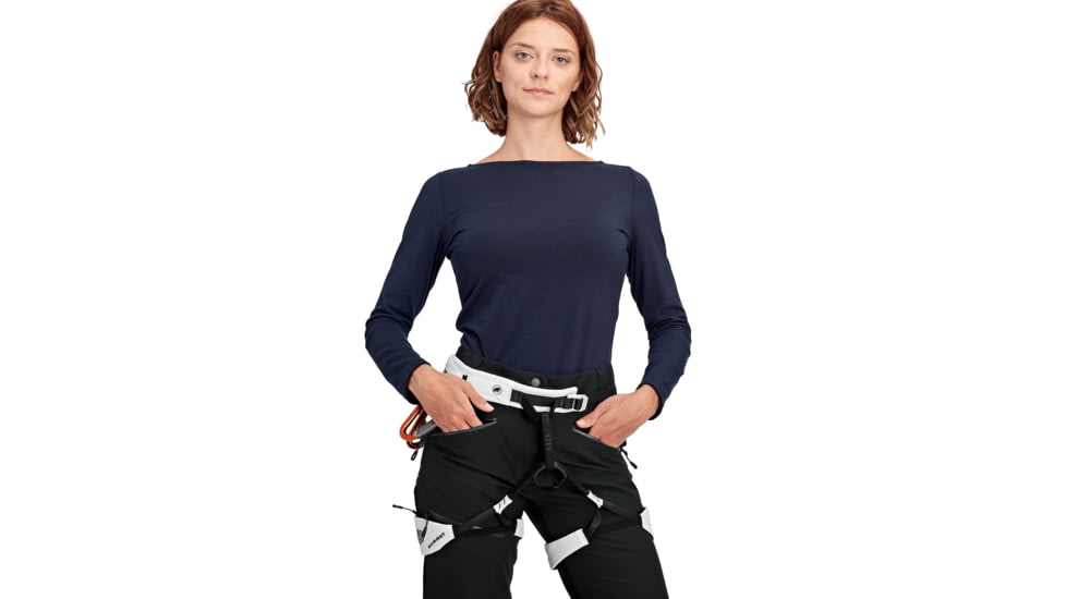 Mammut Masao Hardshell Pants - Womens, Black, US 8, 1020-12380-0001-38-10