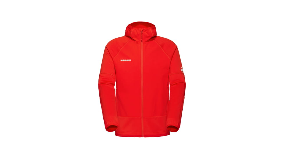Mammut Massone ML Hooded Jacket - Mens, Mammut Red, M, 1014-06190-3778-114