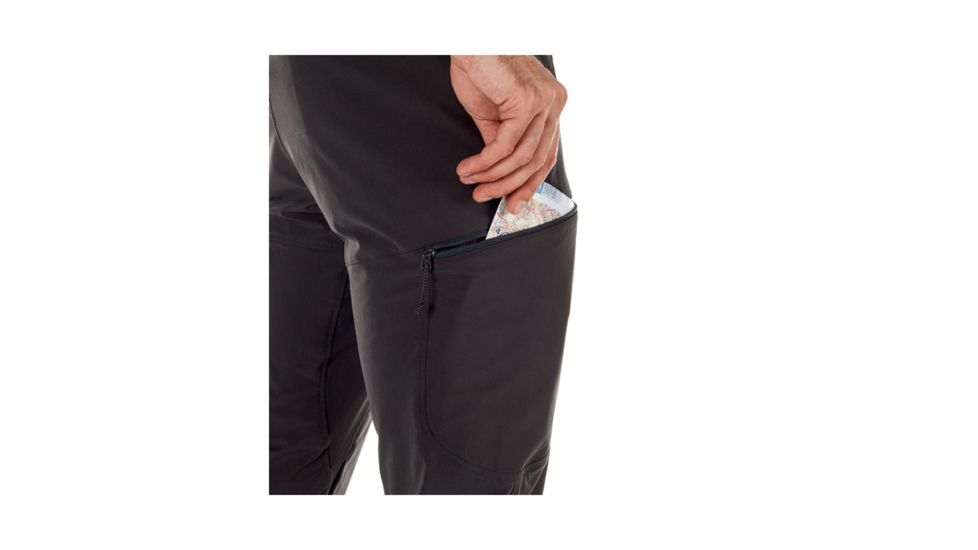 Mammut Mens Runbold Pants, Graphite, US 30 Waist, Regular Inseam, 1020-06813-0121-46-10