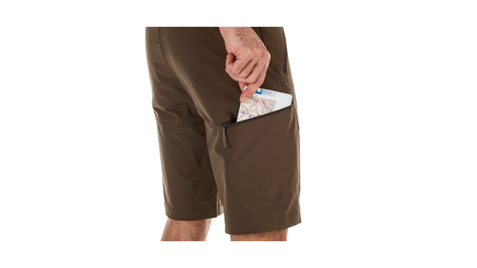 Mammut Mens Runbold Shorts, Bistre, US 28 Waist, 1020-06873-7390-44-10