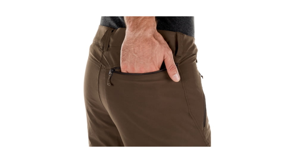 Mammut Mens Runbold Shorts, Bistre, US 28 Waist, 1020-06873-7390-44-10