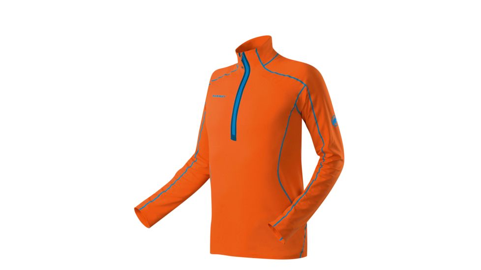 Mammut Moench Longsleeve Shirt - Men's-Orange-Large