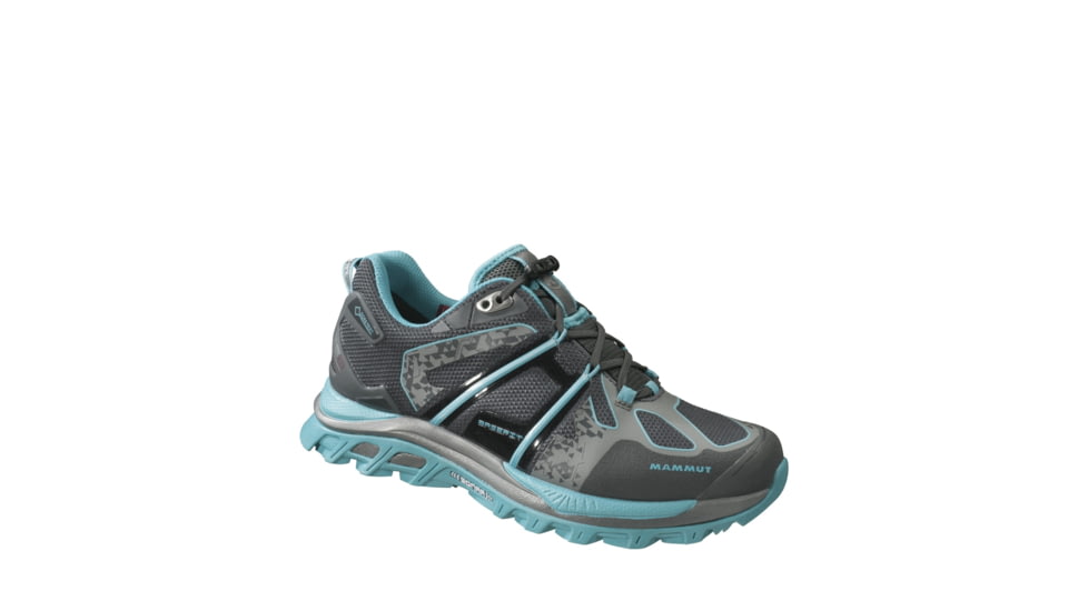 Mammut MTR 141 Low GTX Trail Running Shoe-Women's-US 7-Graphite/Light Pacific