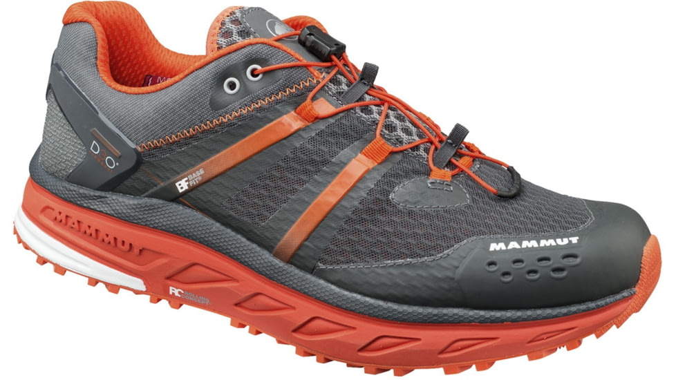 Mammut MTR 201-II Max Low Trail Running Shoe - Men's-Graphite/Dark Orange-Medium-9