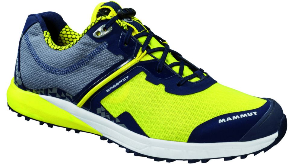 Mammut MTR 201 Tech Low Trail Running Shoe - Mens-Dark Indigo/Sunglow-Medium-8.5 US