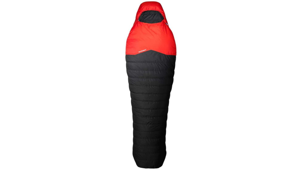 Mammut Nordic Down 3-Season Sleeping Bag, 23 F, Graphite Fire, 180 cm, 2410-02410-0128-180-2